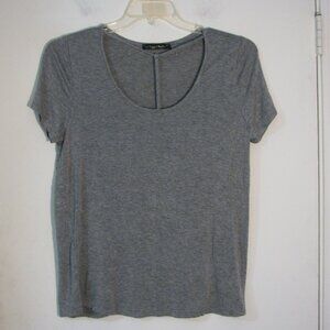 ** 2/$15 Raggs II Riches Top T XL Gray Stretch Top